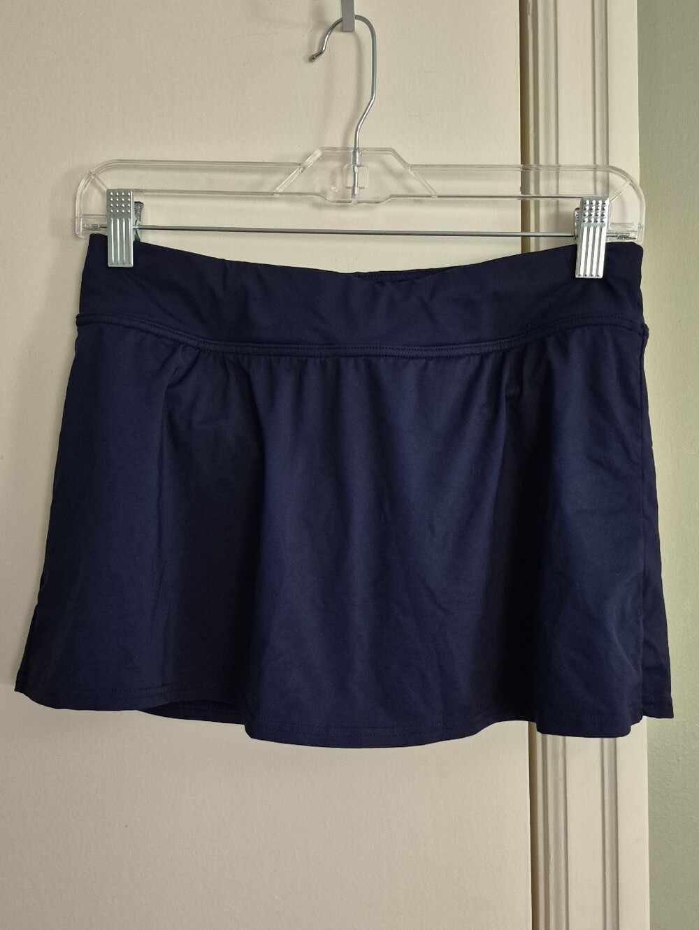 Lands' End Swim Mini Skirt, 4P, Navy